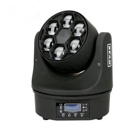 TY-00360 Mini Φωτορυθμικό Προβολέας LED PAR με Ρομποτική Κεφαλή RGBW