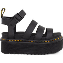 Dr. Martens Καλοκαιρινές Γυναικείες Πλατφόρμες Ψηλές Μαύρες 27296001