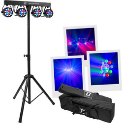 BoomToneDJ Crystal MKII Φωτορυθμικό Μπάρα LED DMX με Ρομποτική Κεφαλή RGBW