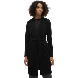 Vero Moda Γυναικείο Παλτό Μάλλινο Μακρύ Μαύρο 10301707