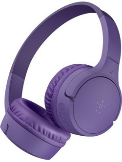 Belkin Soundform Mini Ενσύρματα & Ασύρματα Bluetooth Παιδικά Ακουστικά On Ear Μωβ