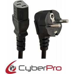 CyberPro CP-PS015 Καλώδιο Τροφοδοσίας Schuko to IEC C13 1.5m