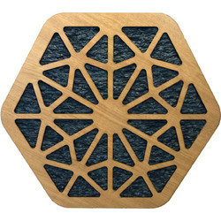 ALPHA Acoustic Acoucell Hexa Ηχοαπορροφητικά Πάνελ 43.5x39x5.5cm 6τμχ Wood Jail