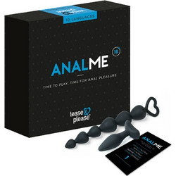 Tease & Please Anal Me Time To Play Σετ Πρωκτικές Μπίλιες & Σφήνες Μαύρες 3τμχ D-220194