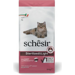 Schesir Adult Sterilised & Light with Ham 10kg