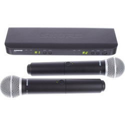 Shure BLX288/PG58 Combo T11 Σετ 2 Δυναμικά Μικρόφωνα Χειρός XLR