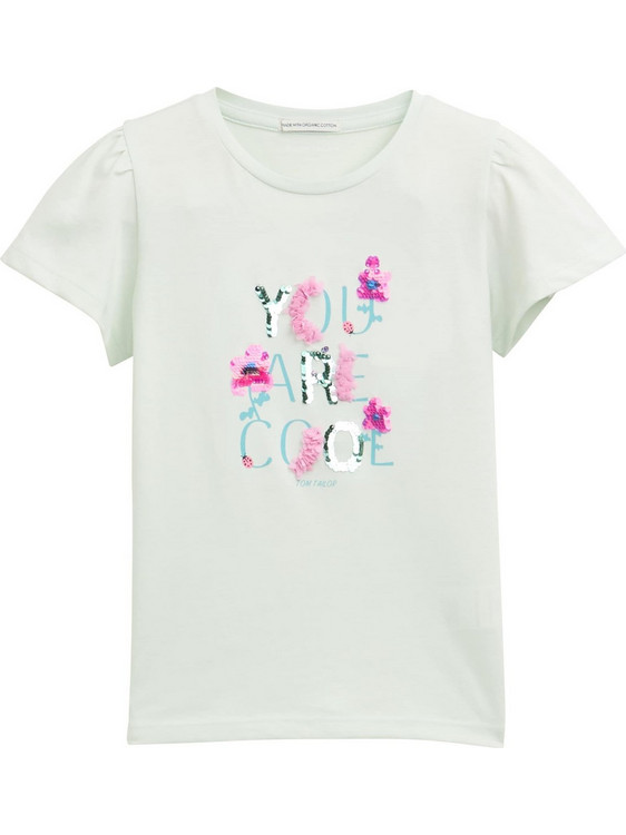 Tom Tailor Παιδικό T-Shirt Κοντομάνικο Λευκό 1045152-37143