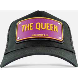 John Hatter & Co The Queen Rubber Ανδρικό Καπέλο Jockey με Δίχτυ Snapback Υφασμάτινο Μαύρο CJH-R-1019-L00