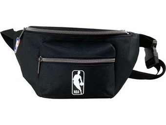Back Me UP NBA Παιδικό Τσαντάκι Μέσης Μαύρο 378-00240