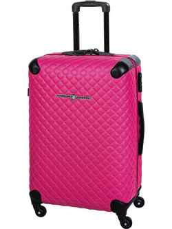 Greenwich Polo Club Premium 7507 Βαλίτσα Καμπίνας 55x37x22cm με 4 Ρόδες Φούξια