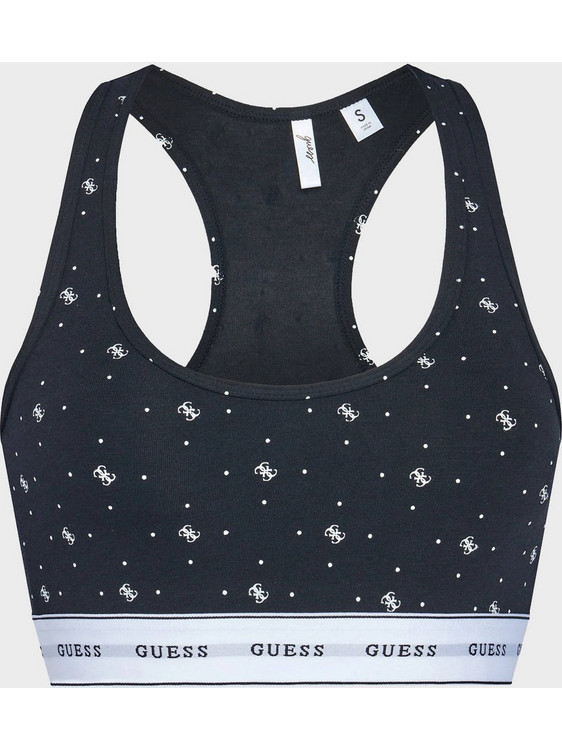 Guess Carrie Μπουστάκι χωρίς Μπανέλα Navy Μπλε O97C01KBOE1-PJ1O