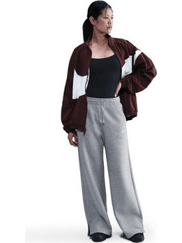 Nike Γυναικείο Παντελόνι Φόρμας Fleece Γκρι IH1011-063