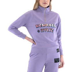Kendall + Kylie Γυναικείο Φούτερ Μωβ 2SR.017.001