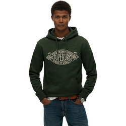 Superdry D1 Ovin Ανδρικό Αθλητικό Φούτερ με Κουκούλα Χακί M2014299A-6DT