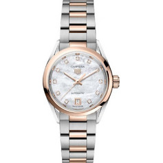 Tag Heuer Carrera Γυναικείο Ρολόι Αυτόματο με Ασημί Μεταλλικό Μπρασελέ WBN2450.BD0569