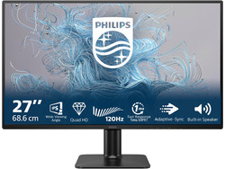 Philips 2000 Series 27E2N2500/00 IPS HDR Monitor 27" 2560x1440 QHD 120Hz 4ms