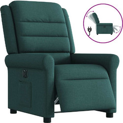 vidaXL Πολυθρόνα Relax με Υποπόδιο Ανακλινόμενη Πράσινη 3303300