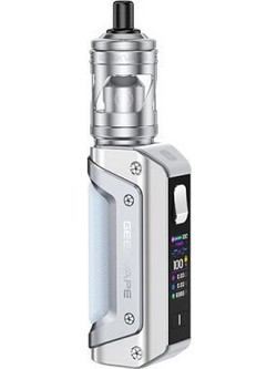 GeekVape Aegis Solo 3 MTL Silver Ηλεκτρονικό Τσιγάρο Mod Kit 4ml με Ενσωματωμένη Μπαταρία