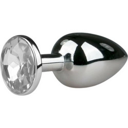 EasyToys Metal No 1 Πρωκτική Σφήνα Diamond Plug 7.2cm Ασημί