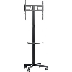 Gembird TVS-55T-03 Βάση Τηλεόρασης Δαπέδου Περιστρεφόμενη Τροχήλατη 32"-55" έως 25kg
