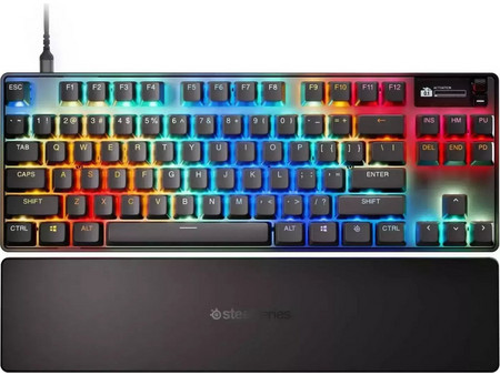 SteelSeries Apex Pro Gen 3 Μηχανικό Gaming Πληκτρολόγιο TenKeyLess με SteelSeries OmniPoint 3.0 Διακόπτες RGB Black