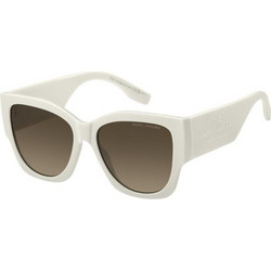 Marc Jacobs MARC859/S SZJ/HA Γυναικεία Γυαλιά Ηλίου Πεταλούδα Κοκάλινα Λευκά με Μαύρο Φακό