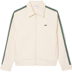 Lacoste Ανδρική Ζακέτα Φούτερ με Φερμουάρ Μπεζ SH5927-XFJ