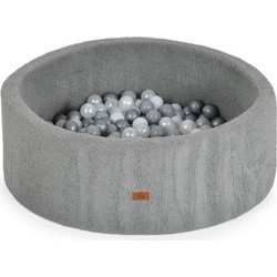 Moni Πισίνα με 200 Μπαλάκια Boucle Grey