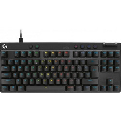 Logitech G Pro X Rapid Μηχανικό Gaming Πληκτρολόγιο TenKeyLess με Magnetic Analog Διακόπτες RGB Black