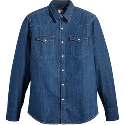 Levi's Ανδρικό Πουκάμισο Τζιν Μακρυμάνικο Κανονική Γραμμή Μπλε 85744-0041