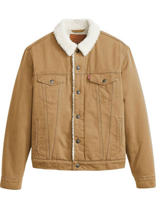 Levi's Ανδρικό Μπουφάν Τζιν Μπεζ 16365-0305