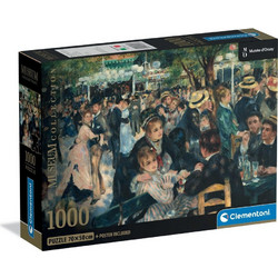Puzzle Clementoni Museum Collection Pierre Auguste Renoir Χορός στο Μουλέν ντε λα Γκαλέτ 1000 Κομμάτια