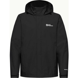 Jack Wolfskin Αθλητικό Ανδρικό Μπουφάν Χειμωνιάτικο Puffer Αδιάβροχο Μαύρο A63903-6000