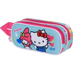 Karactermania 3D Hello Kitty & Friends Κασετίνα Βαρελάκι με 2 Θήκες Πολύχρωμη 08513