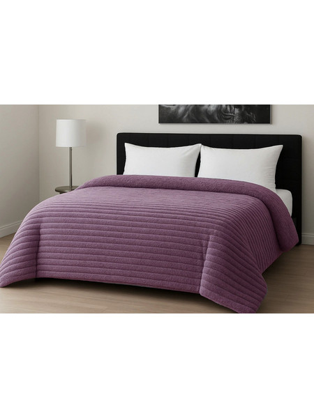 Le Blanc Κουβερτοπάπλωμα King Size 260x240 Rib Lilac