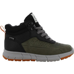Safety Jogger Παιδικά Μποτάκια Χακί Μαύρα με Φερμουάρ SJ635697-15