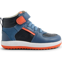 Bobux Παιδικά Sneakers Μποτάκια Πετρόλ Κόκκινα 10433JD8LE