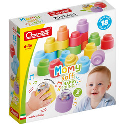 Quercetti Κύβοι Momy Soft με Ήχο 18τμχ 6+ Μηνών