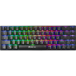 Xtrike-me GK-995W Ασύρματο Gaming Πληκτρολόγιο 65% με Custom Red Διακόπτες RGB Black