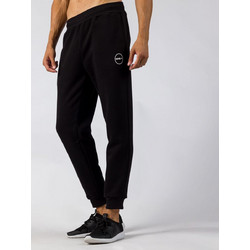 GSA Ανδρικό Παντελόνι Φόρμας Fleece με Λάστιχο Μαύρο 343826-5579