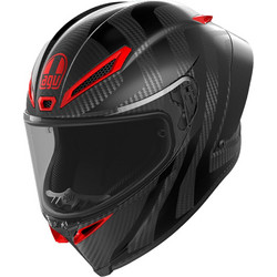 AGV Pista GP RR Intrepido Matt Carbon Black Red Κράνος Μηχανής Full Face 1450gr