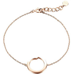 Obaku Γυναικείο Βραχιόλι Αλυσίδα από Ασήμι 925 Ροζ Χρυσό Επιχρυσωμένο J101BIG-17