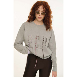 PCP Γυναικείο Φούτερ Oversized Γκρι 2025W-CREW-0009