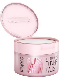 Kimoco Glass Skin Illuminating Toner Ενυδατικά Μαντηλάκια Τόνωσης Προσώπου 60τμχ
