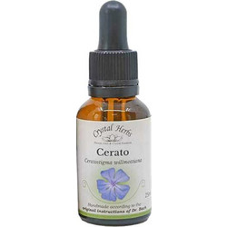 Crystal Herbs Cerato Ανθοΐαμα σε Σταγόνες για Αυτοπεποίθηση 25ml