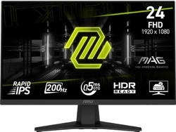 MSI MAG 244F IPS HDR Gaming Monitor 23.8" 1920x1080 FHD 200Hz 0.5ms
