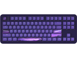 Dark Project ALU87B Celestial Μηχανικό Gaming Πληκτρολόγιο TenKeyLess με G3MS Voidstone Διακόπτες RGB Black Purple