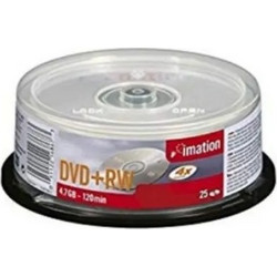 Imation 16867 Εγγράψιμα DVD+RW 4x 4.7GB Cake Box 25τμχ