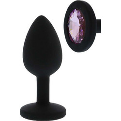 Dream Toys All Time Favorite Πρωκτική Σφήνα Diamond Plug 7cm Μαύρη Ροζ