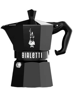 Bialetti Moka Express Exclusive 3 Μπρίκι Espresso 3Cups Μαύρο